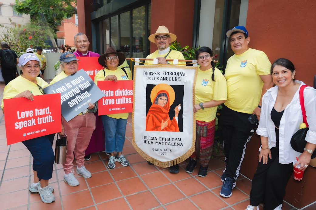 Walk of Love and Truth participants from La Magdalena Episcopal Church in Glendale.